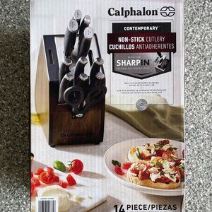 Calphalon Contemporary Self-Sharpening 20-Piece Knife Block Set with SharpIN Tec